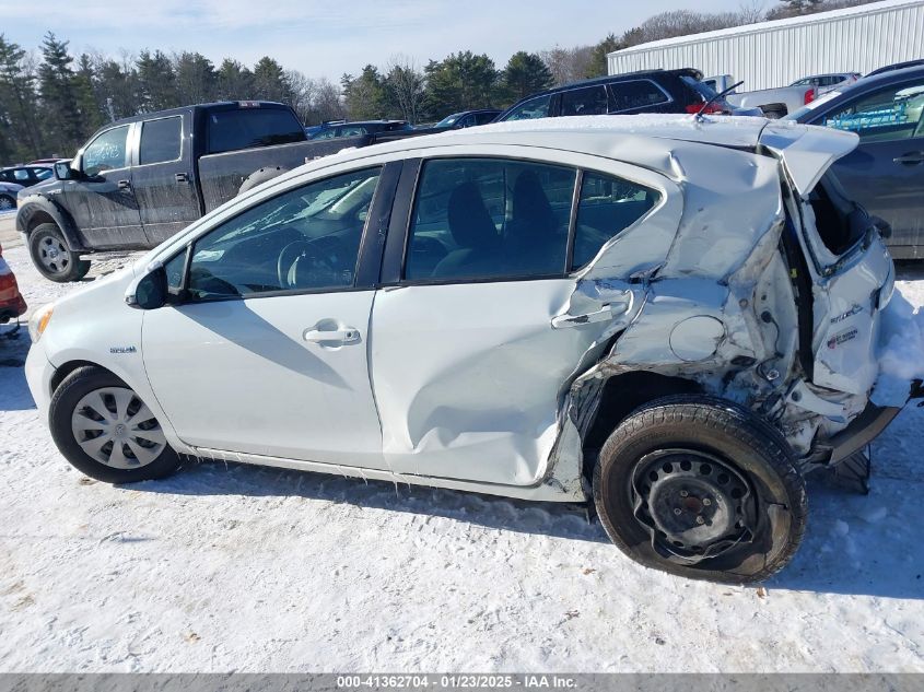 2013 Toyota Prius C Two VIN: JTDKDTB32D1046161 Lot: 41362704