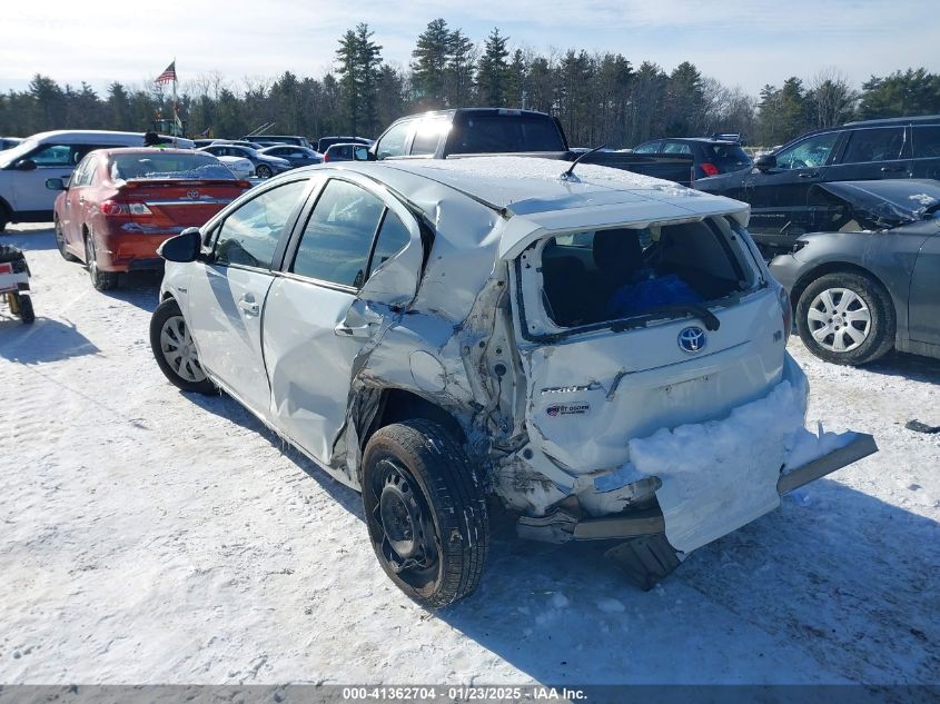 2013 Toyota Prius C Two VIN: JTDKDTB32D1046161 Lot: 41362704