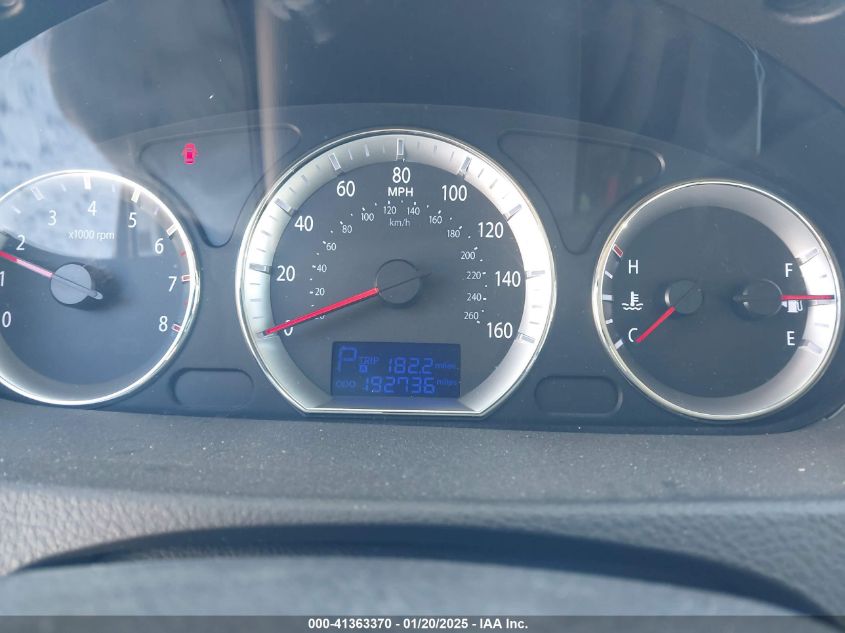 2009 Hyundai Sonata Gls V6 VIN: 5NPET46F99H406021 Lot: 41363370