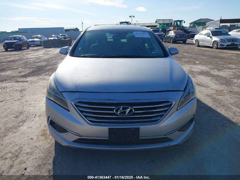 2016 Hyundai Sonata Se VIN: 5NPE24AFXGH359508 Lot: 41363447