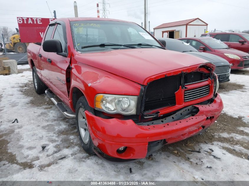 2002 Dodge Ram 1500 St VIN: 3D7HA18Z72G158459 Lot: 41363488