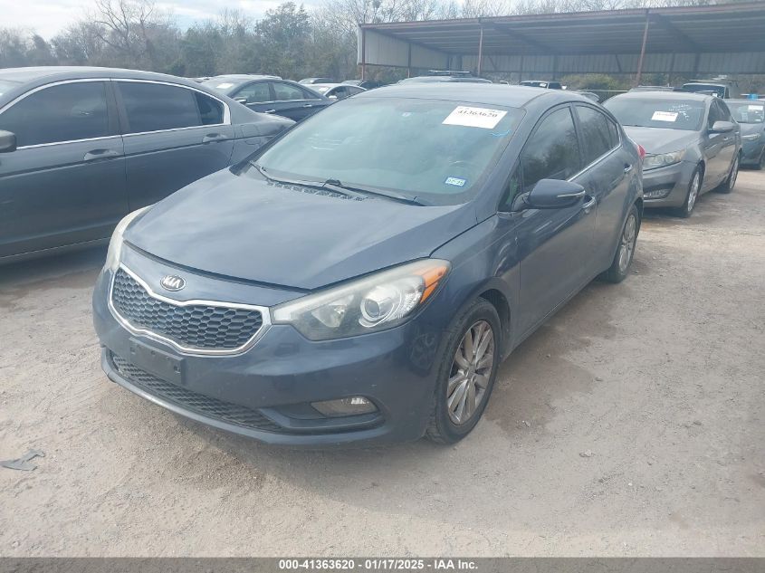 VIN KNAFX4A80E5099699 2014 KIA Forte, EX no.2