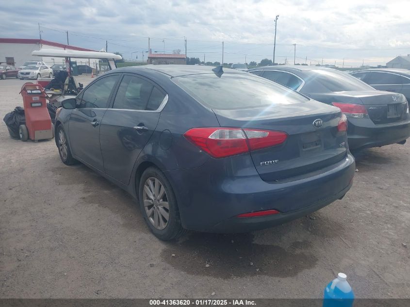 VIN KNAFX4A80E5099699 2014 KIA Forte, EX no.3