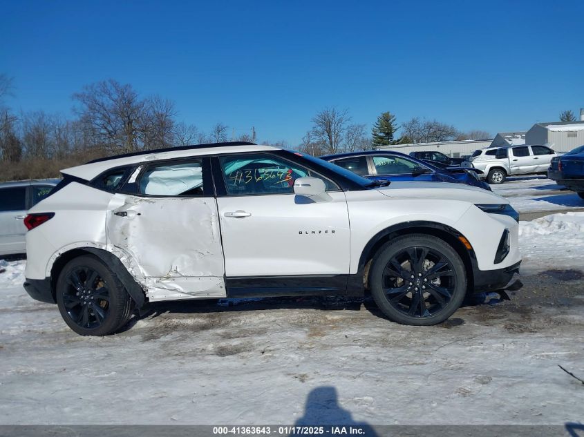 VIN 3GNKBKRS9MS568174 2021 Chevrolet Blazer, Awd Rs no.14