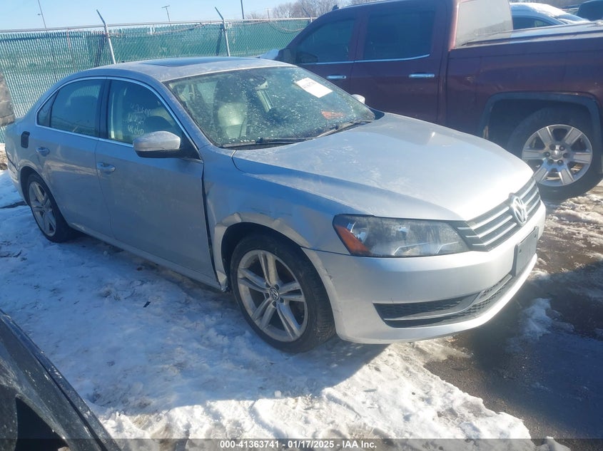 2014 VOLKSWAGEN PASSAT VIN: 1VWBT7A3XEC049338