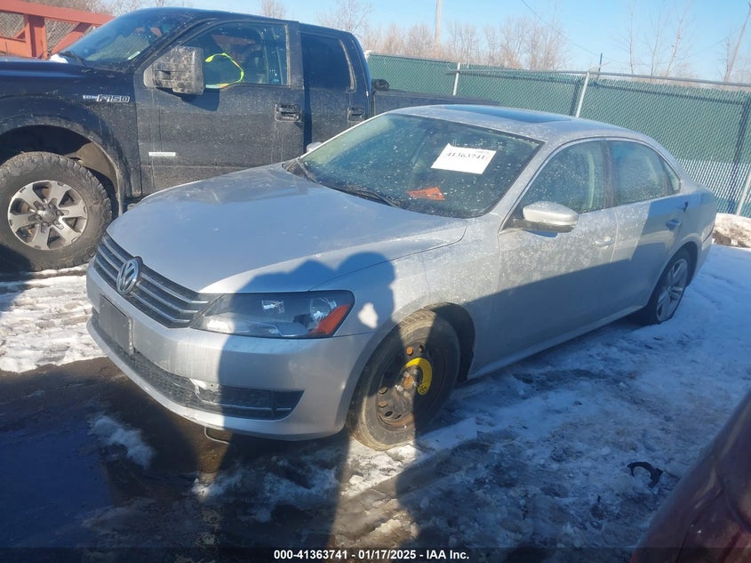 2014 VOLKSWAGEN PASSAT VIN: 1VWBT7A3XEC049338