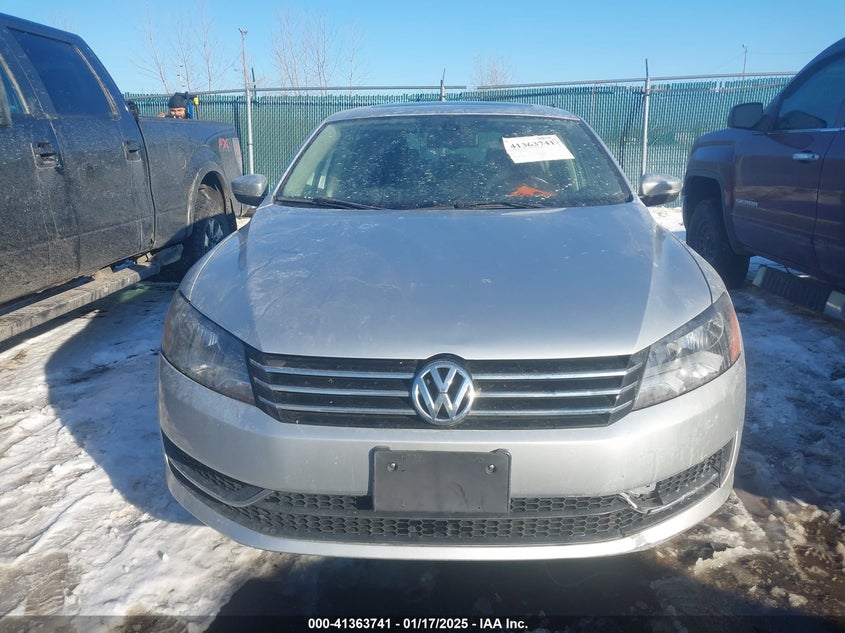 2014 VOLKSWAGEN PASSAT VIN: 1VWBT7A3XEC049338