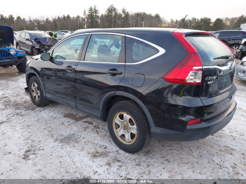 VIN 5J6RM4H33FL128932 2015 Honda CR-V, LX no.3