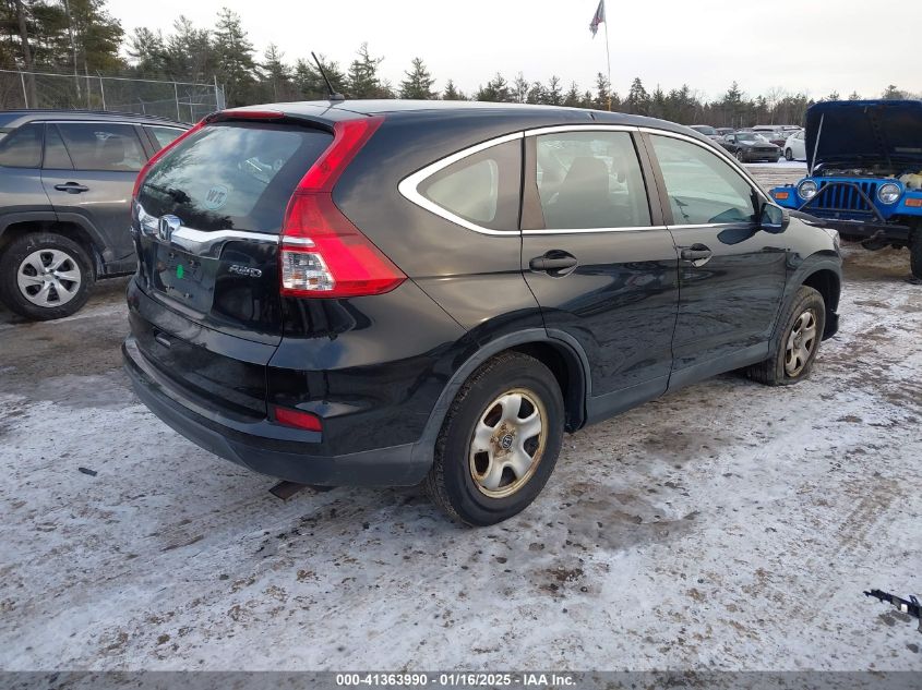 VIN 5J6RM4H33FL128932 2015 Honda CR-V, LX no.4