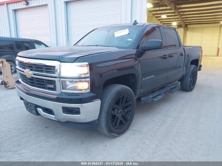 VIN 3GCUKREC9FG476495 2015 CHEVROLET SILVERADO 1500 no.2