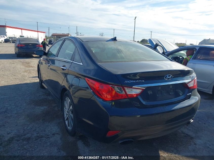 VIN 5NPEC4AB7EH909707 2014 HYUNDAI SONATA no.3