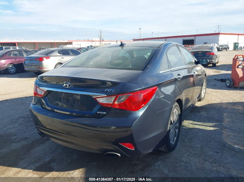 VIN 5NPEC4AB7EH909707 2014 HYUNDAI SONATA no.4