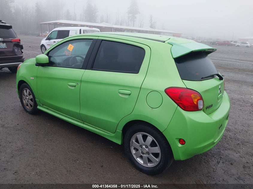 2014 MITSUBISHI MIRAGE VIN: ML32A4HJ6EH007864