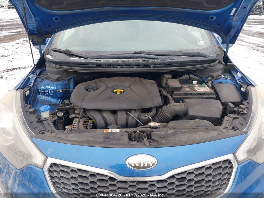 2014 KIA FORTE VIN: KNAFX4A81E5054495