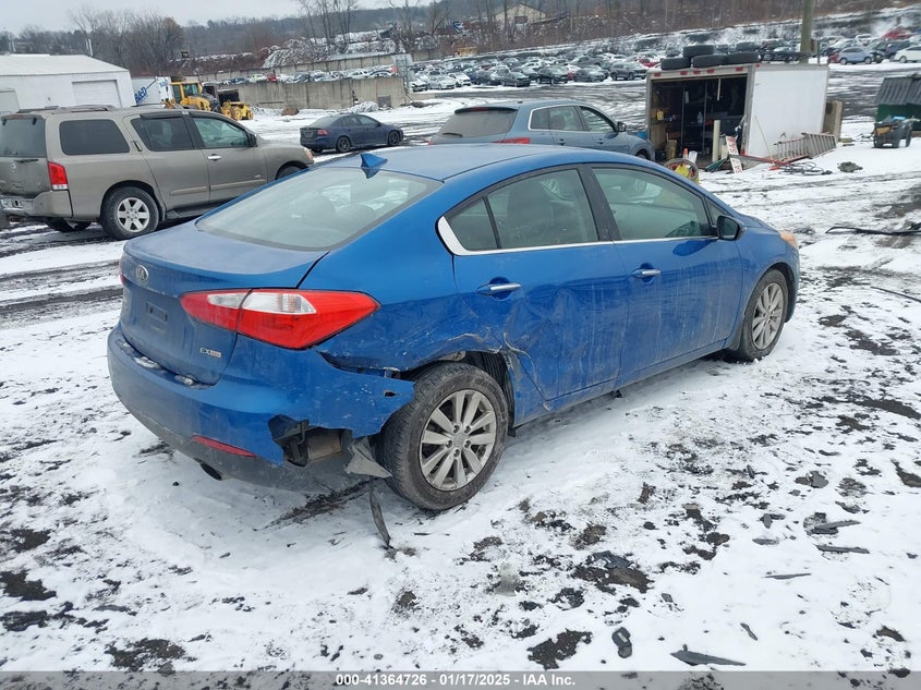 2014 KIA FORTE VIN: KNAFX4A81E5054495