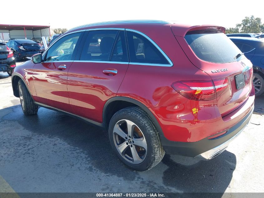 2018 MERCEDES-BENZ GLC 300 4MATIC - WDC0G4KB9JV091849