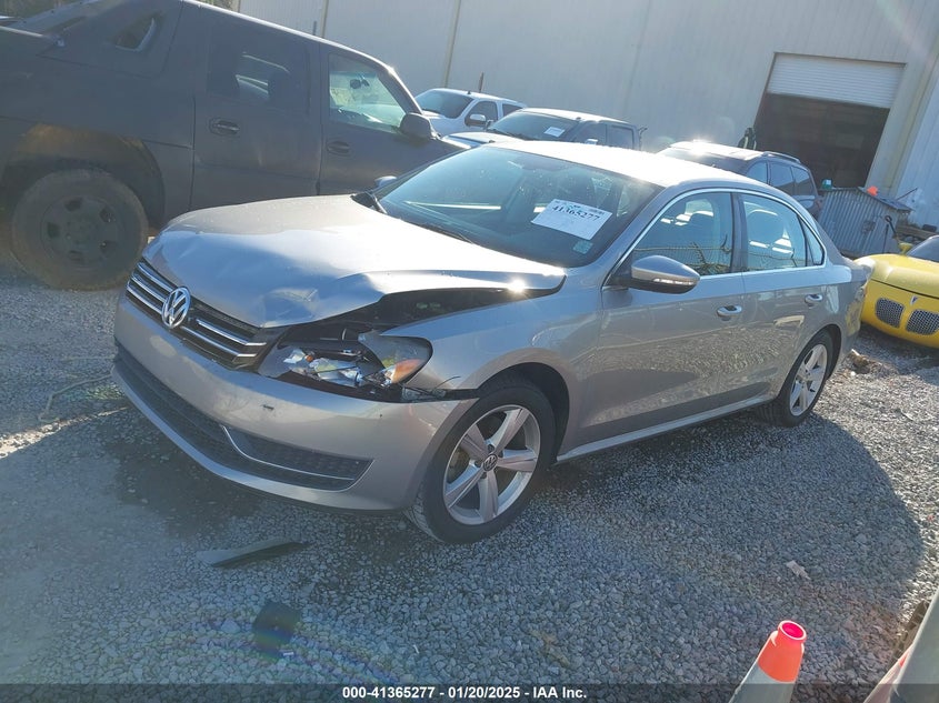 2012 VOLKSWAGEN PASSAT VIN: 1VWBP7A3XCC015725