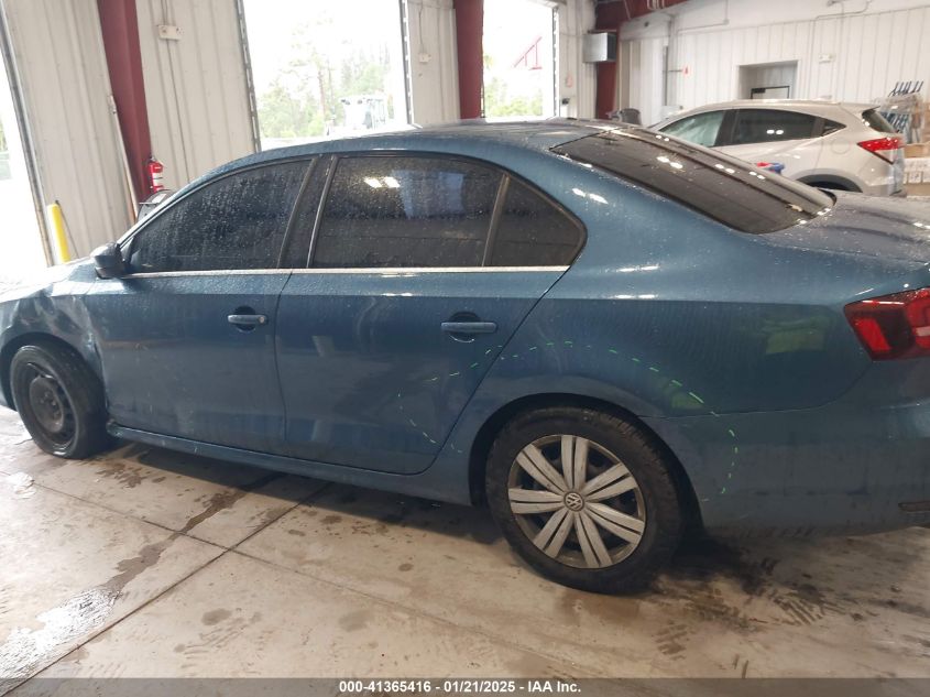 2017 Volkswagen Jetta 1.4T S VIN: 3VW2B7AJ7HM408133 Lot: 41365416