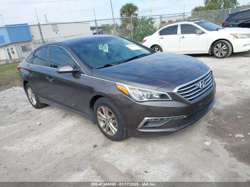 VIN 5NPE24AF6FH227862 2015 Hyundai Sonata, SE no.1