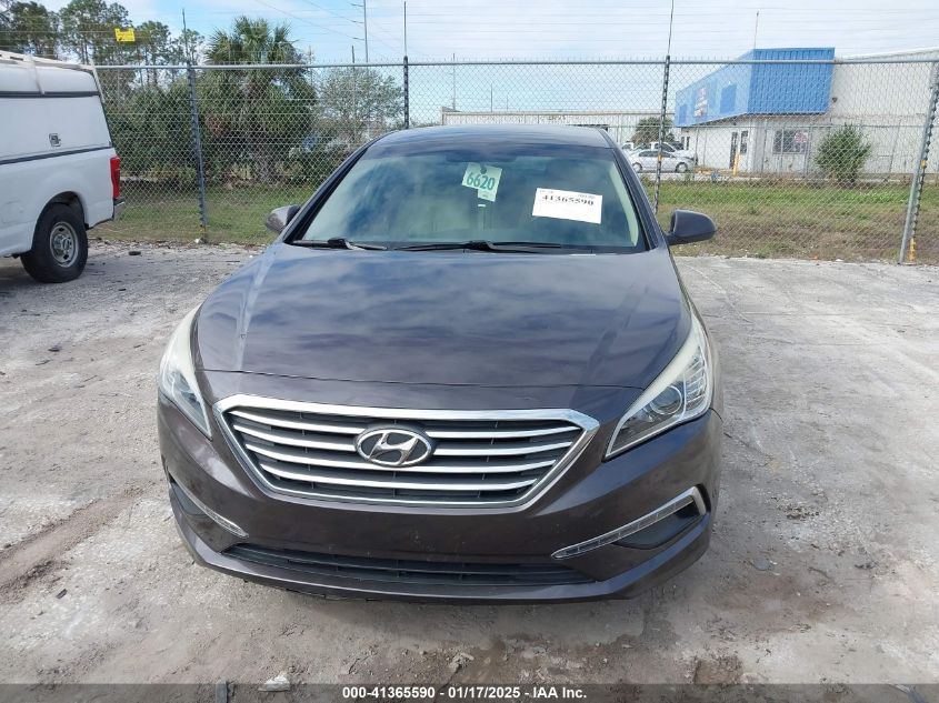 VIN 5NPE24AF6FH227862 2015 Hyundai Sonata, SE no.6