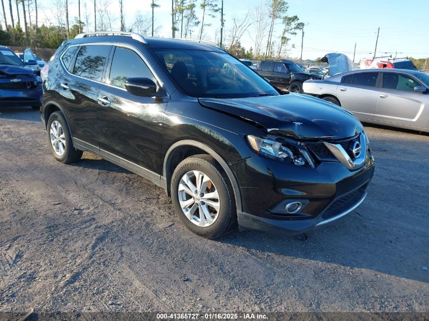 VIN 5N1AT2MTXFC827020 2015 Nissan Rogue, SV no.1