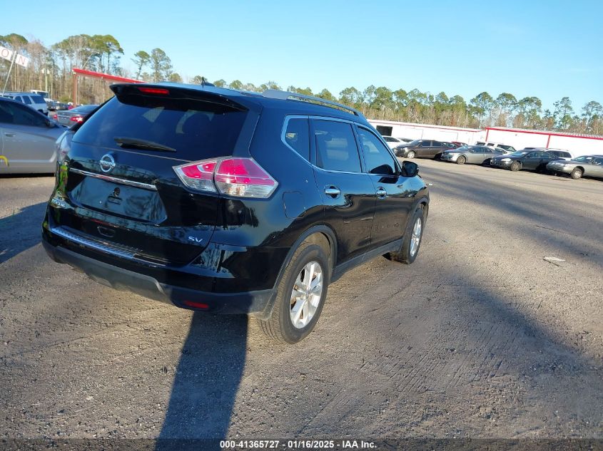 VIN 5N1AT2MTXFC827020 2015 Nissan Rogue, SV no.4