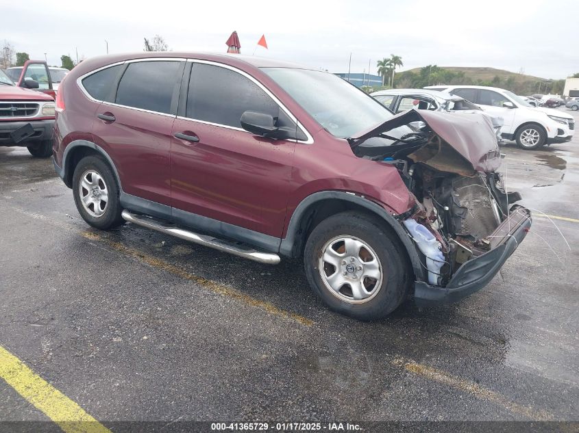 VIN 5J6RM3H31DL034801 2013 Honda CR-V, LX no.1