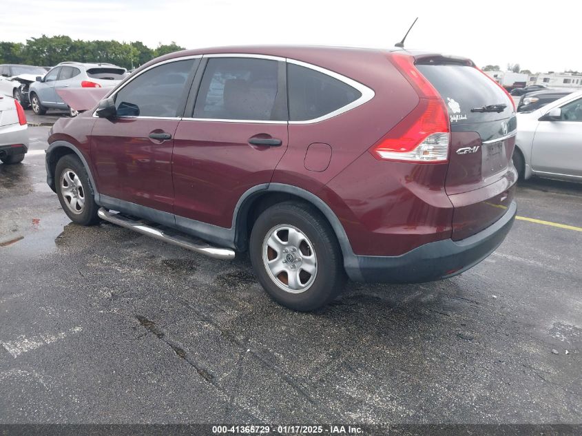 VIN 5J6RM3H31DL034801 2013 Honda CR-V, LX no.3