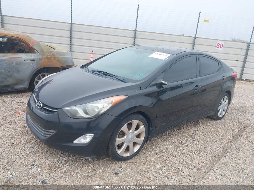 VIN 5NPDH4AE8DH331316 2013 Hyundai Elantra, Limited no.2