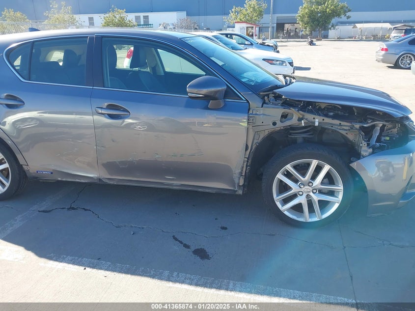 2015 LEXUS CT 200H VIN: JTHKD5BH1F2234222