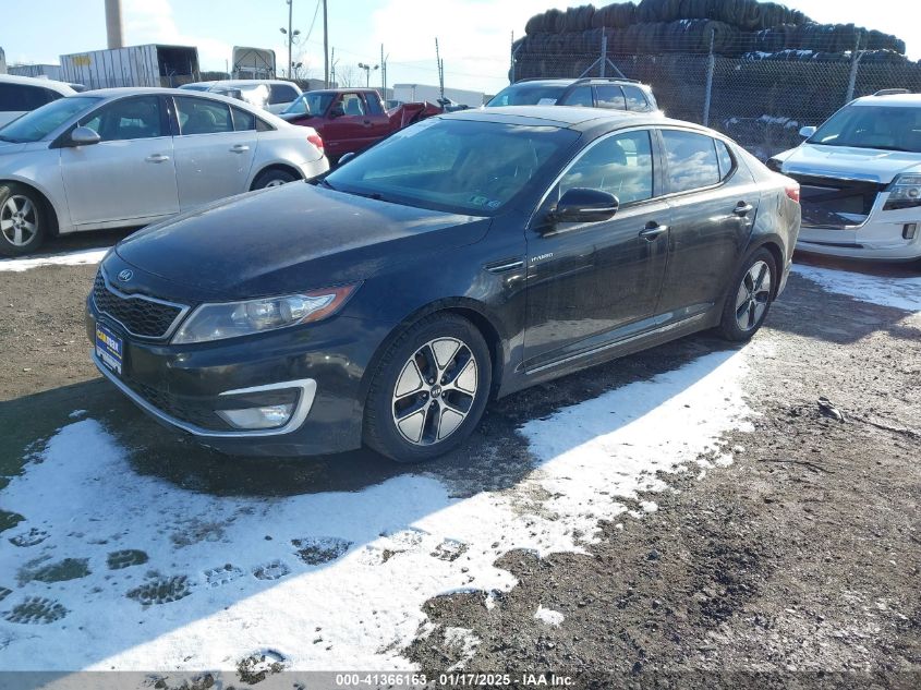 VIN KNAGM4AD8D5045916 2013 KIA Optima, Hybrid EX no.2