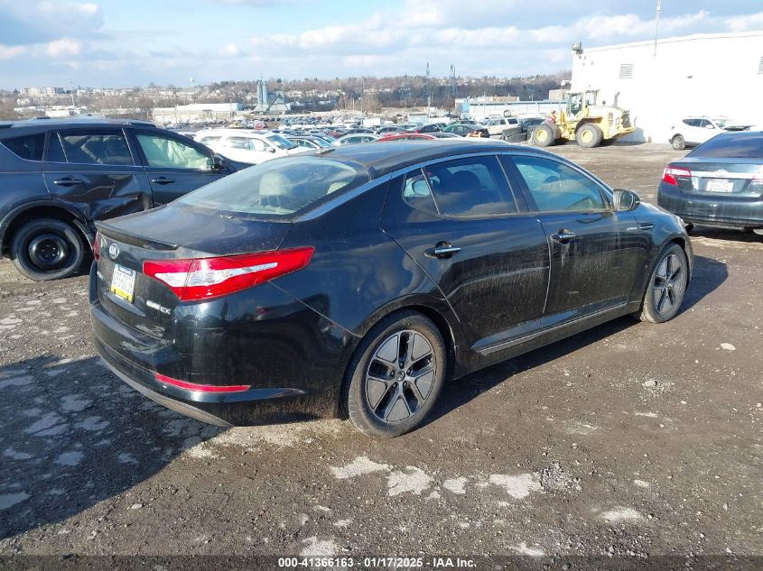 VIN KNAGM4AD8D5045916 2013 KIA Optima, Hybrid EX no.4