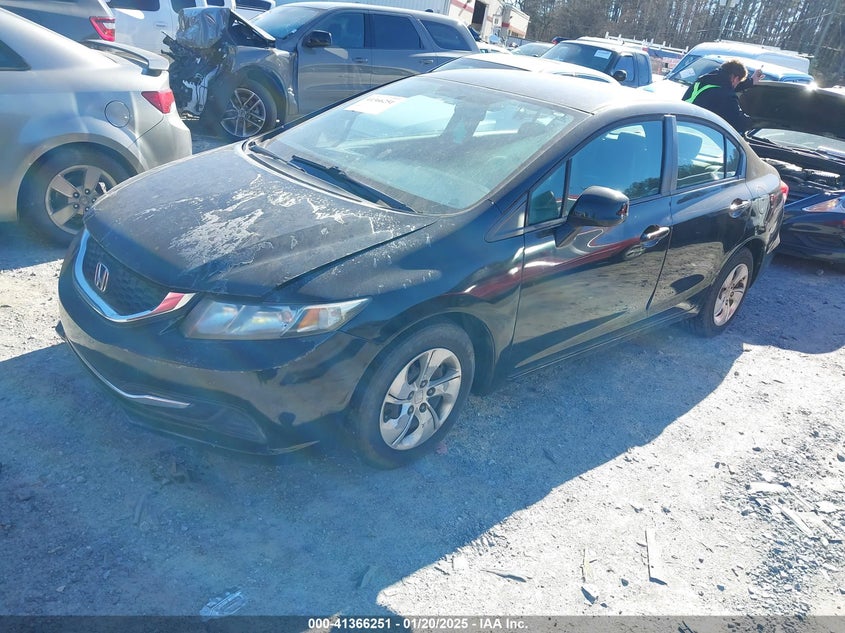 2013 HONDA CIVIC VIN: 19XFB2F54DE034975