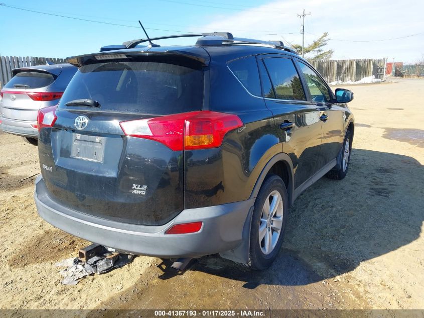 VIN 2T3RFREV7DW054704 2013 Toyota RAV4, Xle no.4