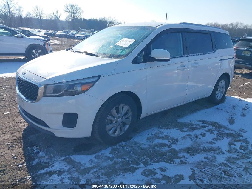 VIN KNDMB5C14G6083498 2016 KIA SEDONA no.2