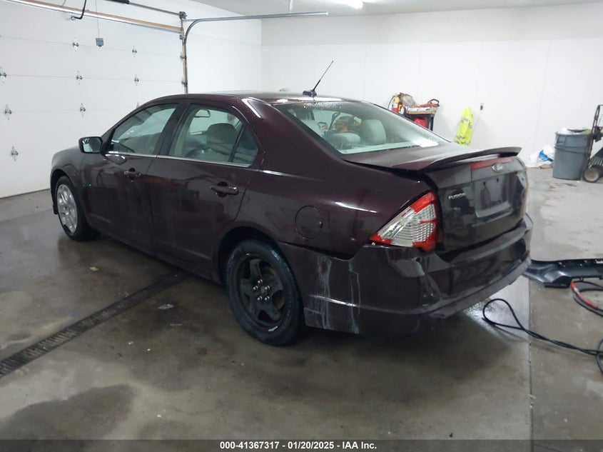 2011 FORD FUSION VIN: 3FAHP0HA2BR165052