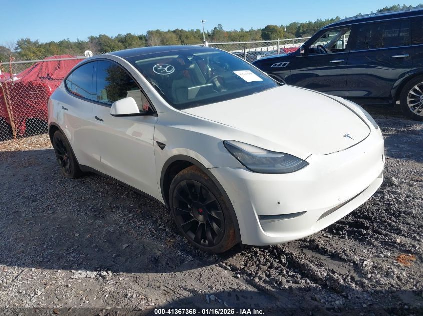 2021 TESLA MODEL Y LONG RANGE DUAL MOTOR ALL-WHEEL DRIVE - 5YJYGDEE4MF076953