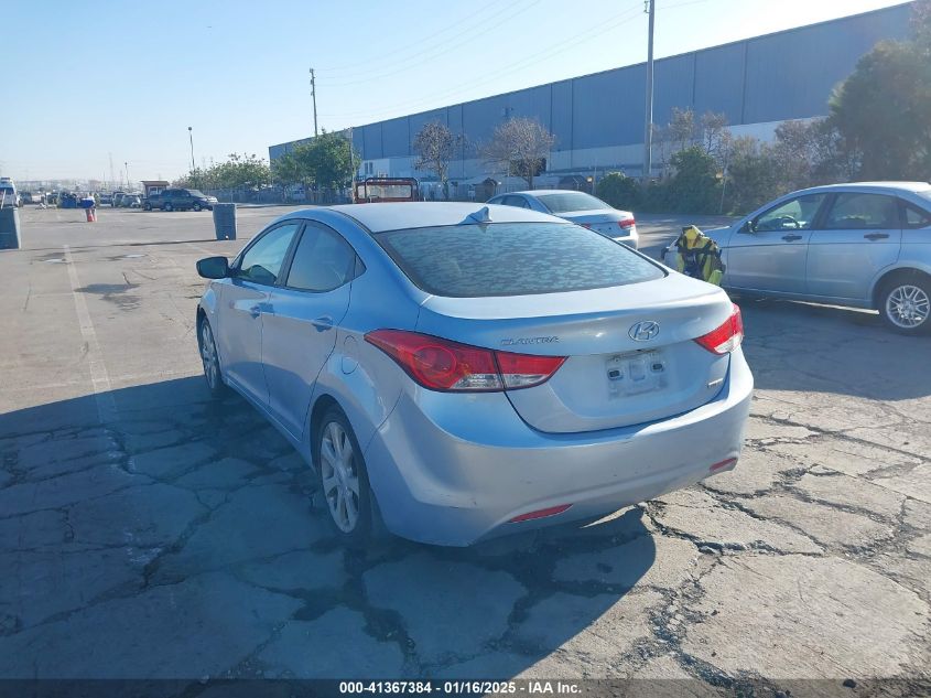 VIN KMHDH4AEXDU750284 2013 HYUNDAI ELANTRA no.3