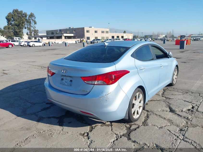 VIN KMHDH4AEXDU750284 2013 HYUNDAI ELANTRA no.4