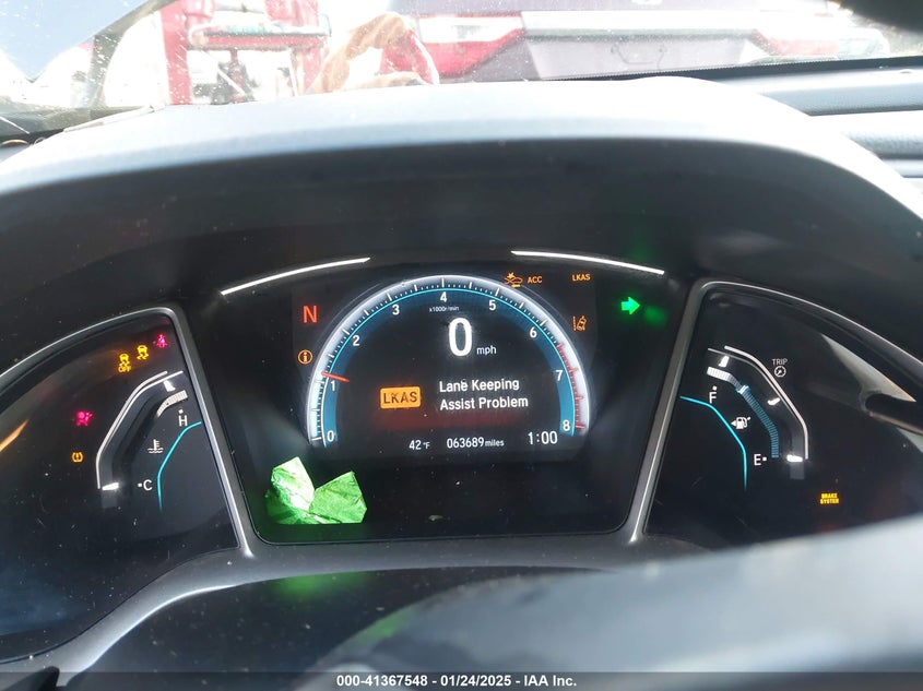 2019 HONDA CIVIC VIN: 19XFC1F36KE002421
