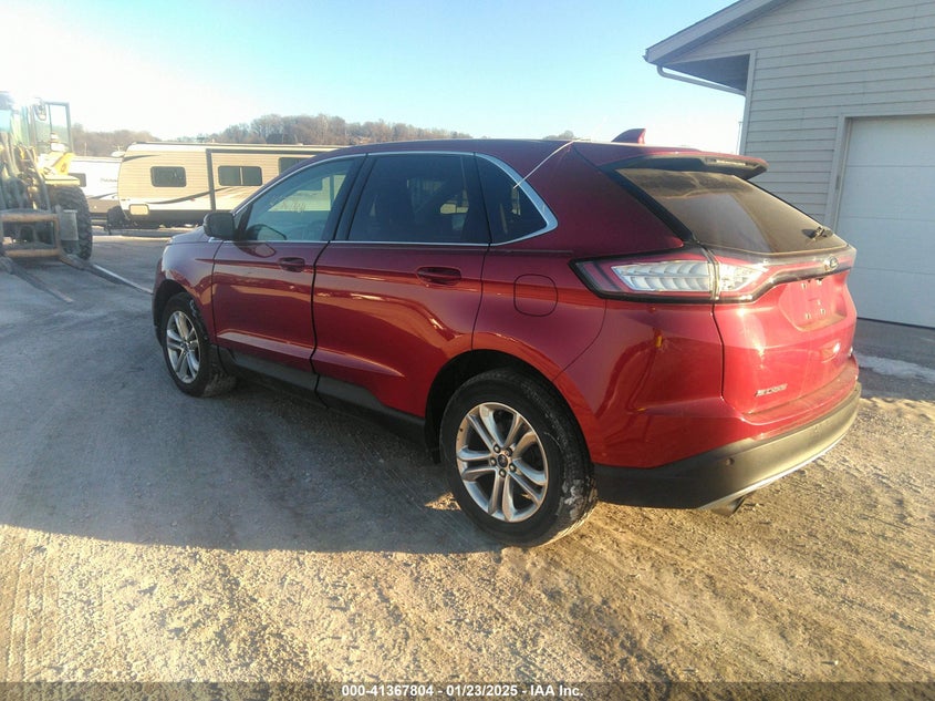Vin: 2fmtk3j93fbb20674, lot: 41858271, ford edge sel 20153