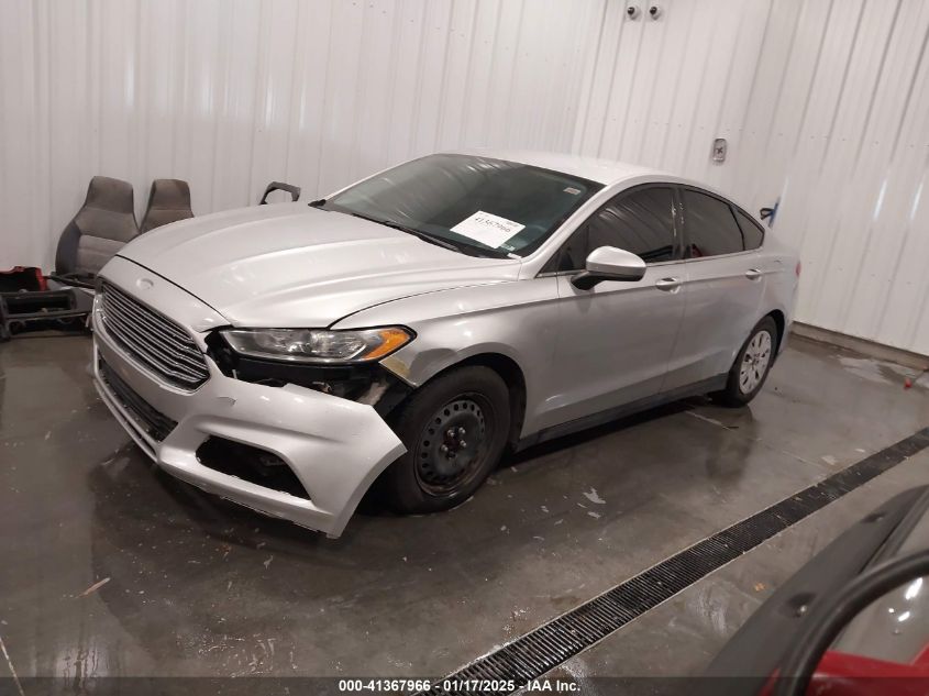 2013 FORD FUSION S - 3FA6P0G75DR373202