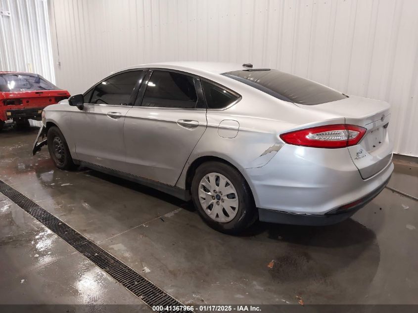 2013 FORD FUSION S - 3FA6P0G75DR373202