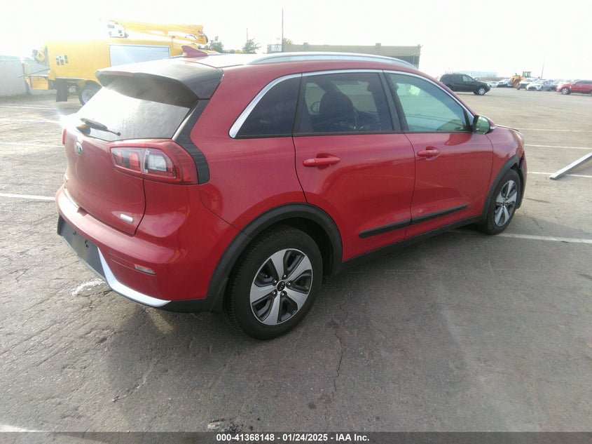 Vin: kndcc3lc2h5057259, lot: 41858614, kia niro ex 20174