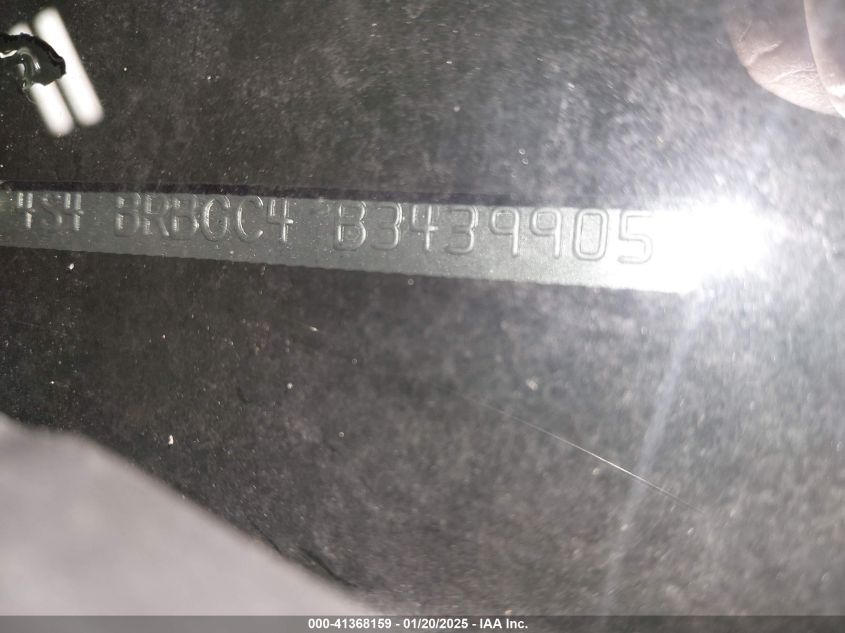 2011 Subaru Outback 2.5I Premium VIN: 4S4BRBGC4B3439905 Lot: 41368159