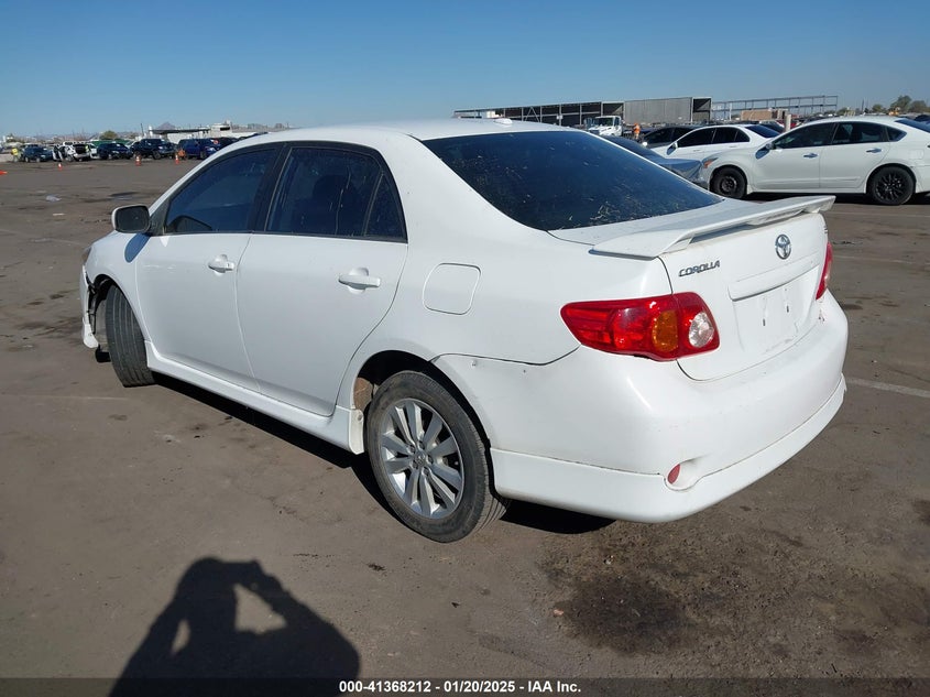2009 TOYOTA COROLLA VIN: 1NXBU40E09Z156847
