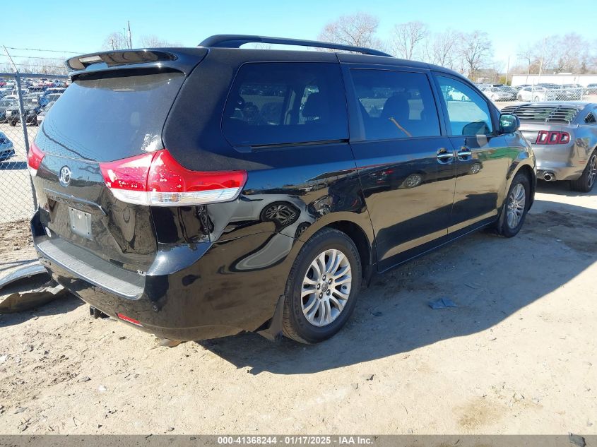 VIN 5TDYK3DCXES462010 2014 Toyota Sienna, Xle/Limited no.4