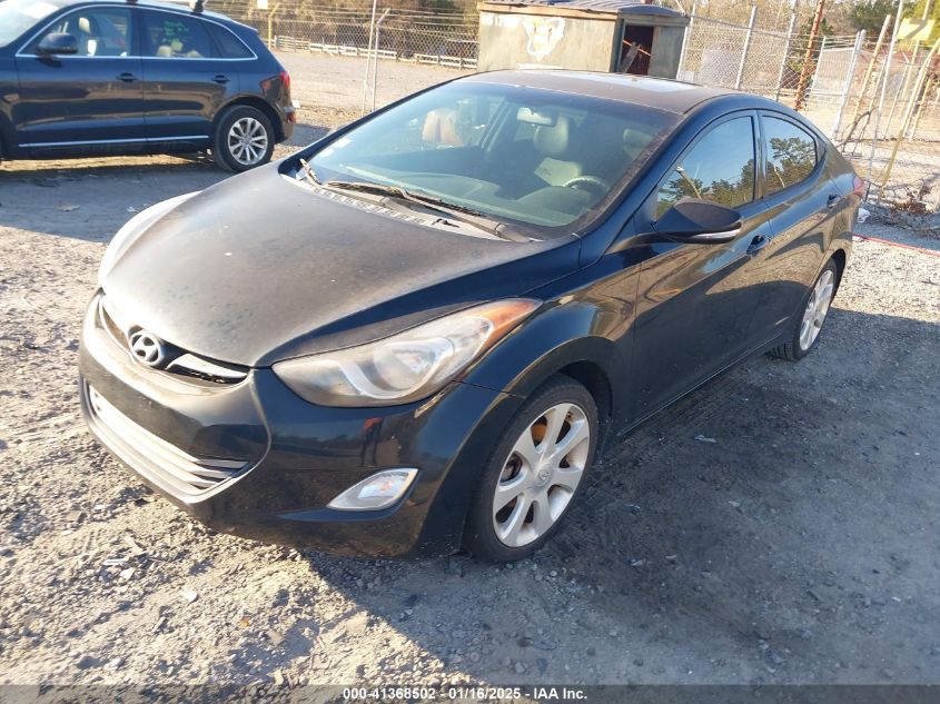 VIN KMHDH4AE4DU920929 2013 HYUNDAI ELANTRA no.2