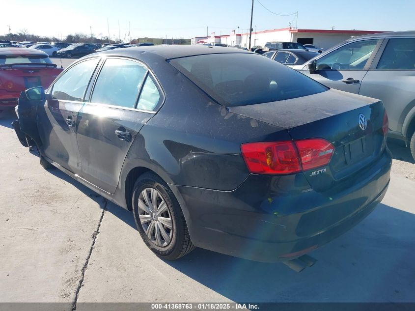 VIN 3VW2K7AJ0DM254696 2013 Volkswagen Jetta, 2.0L S no.3