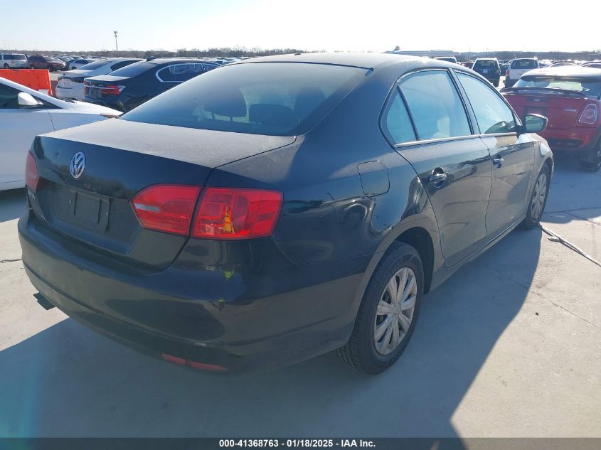 VIN 3VW2K7AJ0DM254696 2013 Volkswagen Jetta, 2.0L S no.4